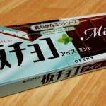 板チョコアイス　ミント（森永製菓新商品）を食べたでござる！