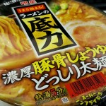 明星 ラーメンの底力 濃厚豚骨しょうゆとどっしり太麺を食べた！